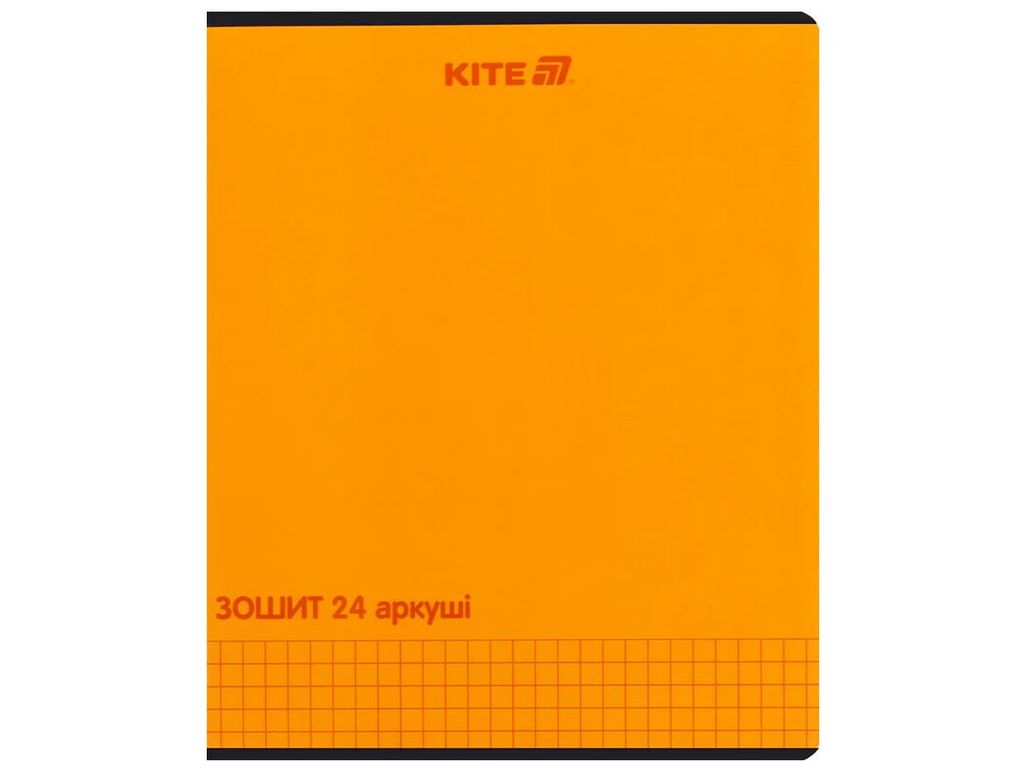 Зошит у клітинку 24 аркуши, One color (ціна за 1шт)