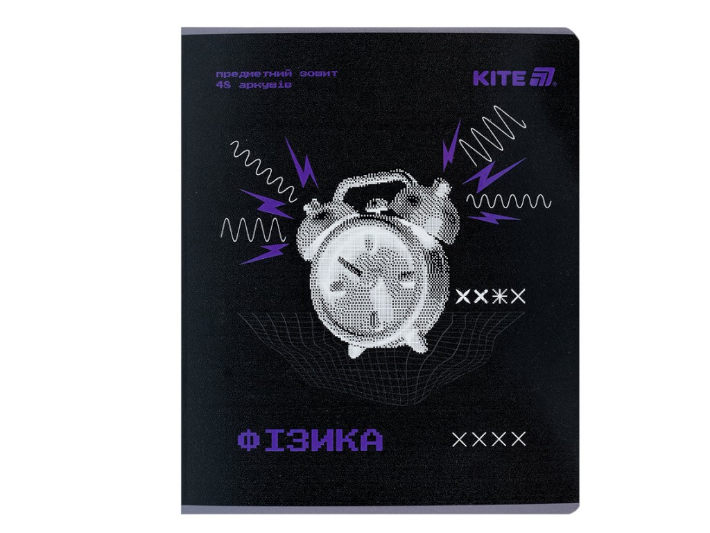 Зошит предметний Фізика Techno K25-240-2 A5, 48 аркушів, клітинка(ціна за 1шт), Kite