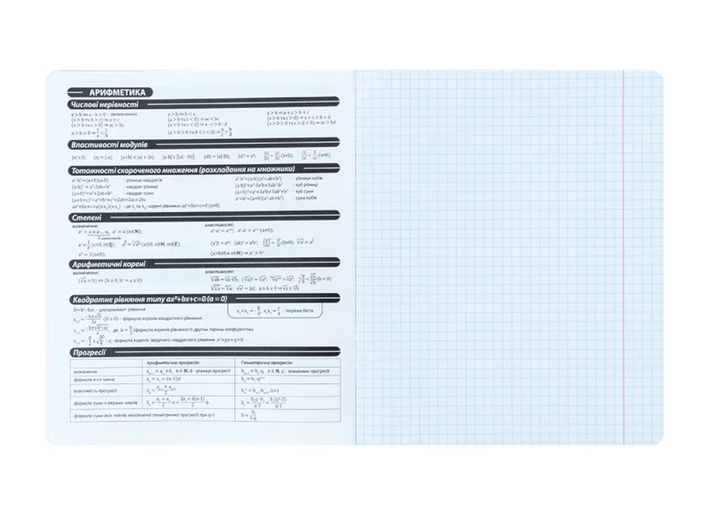 Тетрадь предметная Алгебра Techno K25-240-3 A5, 48 листов, клетка (цена за 1шт) Kite
