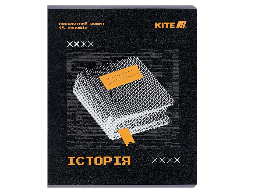 Зошит предметний Історія Techno K25-240-4 A5, 48 аркушів, клітинка (ціна за 1шт), Kite