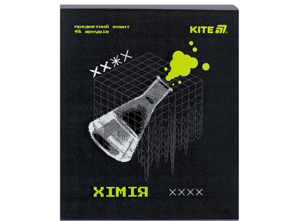 Зошит предметний Хімія Techno K25-240-6 A5, 48 аркушів, клітинка (ціна за 1шт), Kite