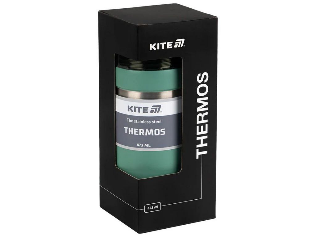 Термос зелений 473мл, Kite