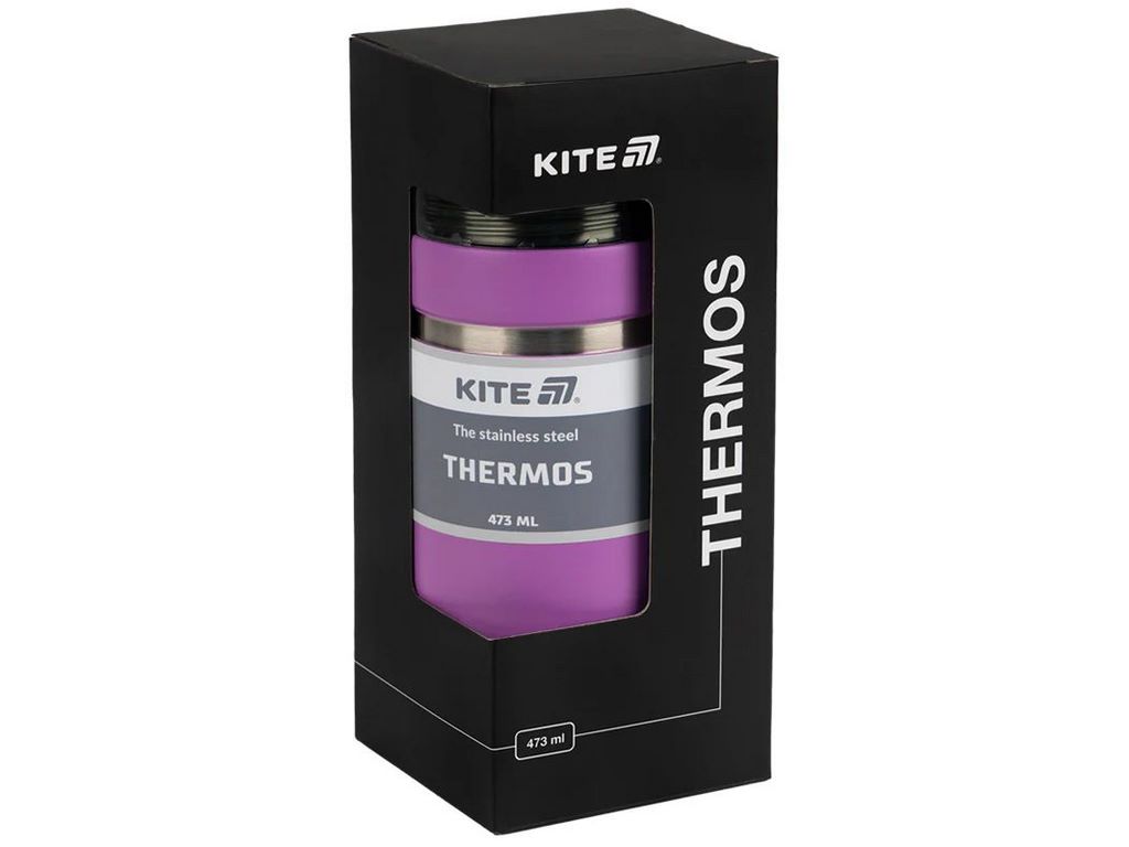 Термос фіолетовий 473мл, Kite