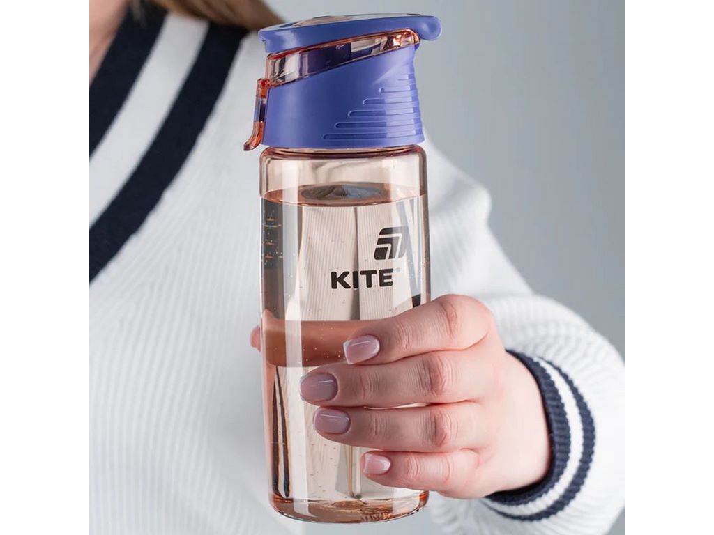Бутылочка для воды 550 мл, розовая, Kite