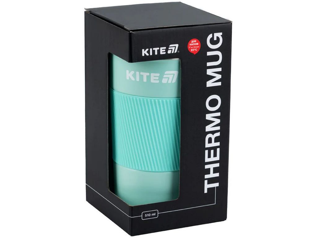 Термокружка м'ятна 510мл, Kite