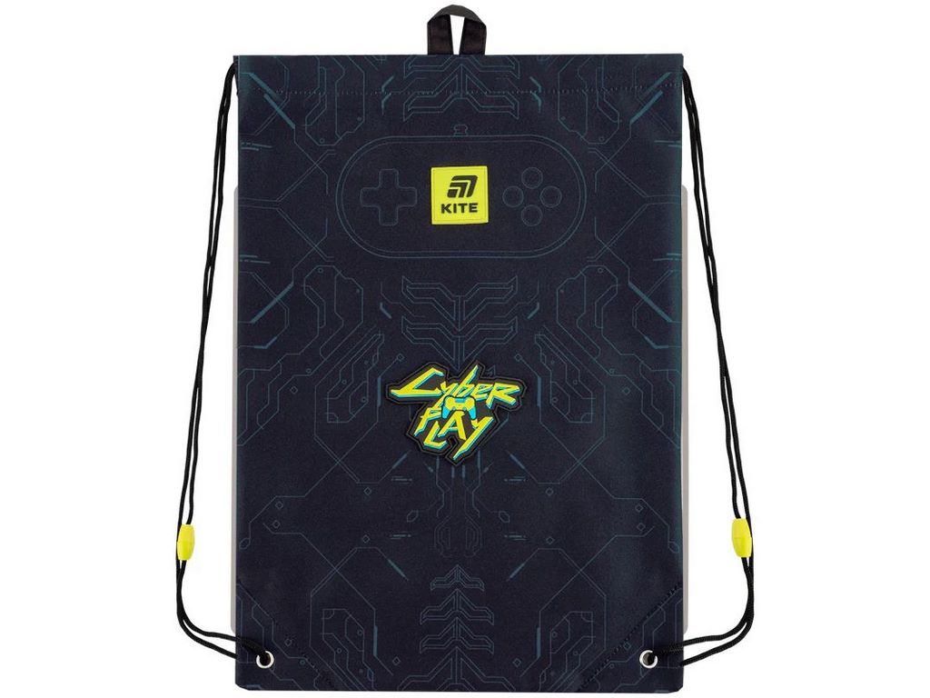 Сумка для обуви со шнурками Cyber K25-600M-10, 46×33 см, затяжка шнурком, Kite