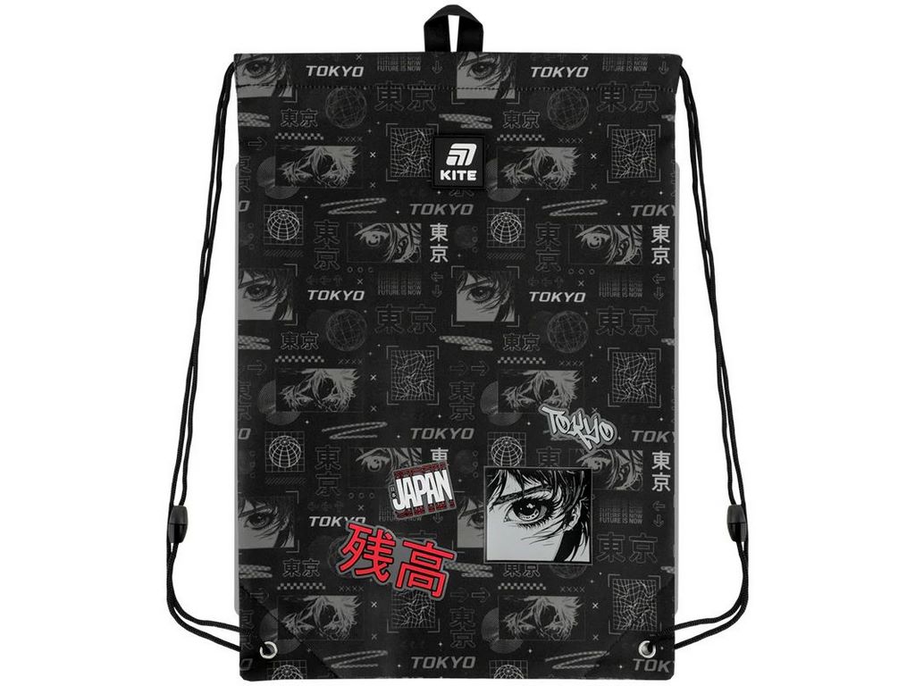 Сумка для обуви со шнурками Tokyo K25-600M-14, 46×33 см, затяжка шнурком, Kite