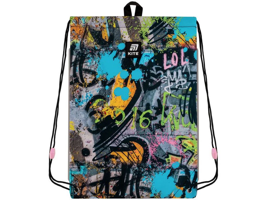 Сумка для обуви со шнурками Street Art K25-600M-15, 46×33 см, затяжка шнурком, Kite