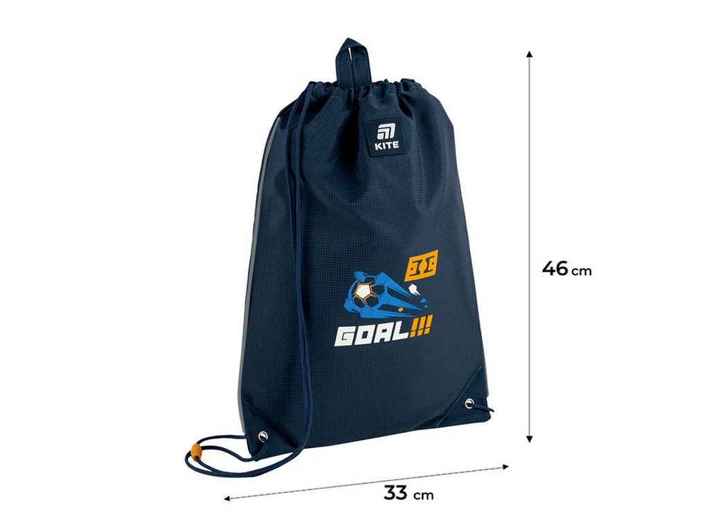 Сумка для обуви со шнурками Goal Time K25-600M-20, 46×33 см, затяжка шнурком, Kite