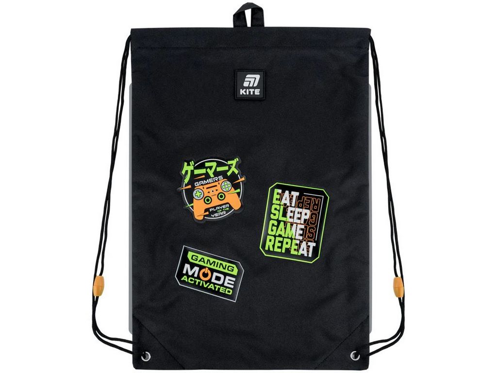 Сумка для взуття зі шнурками Gaming Mode K25-600M-22, 46×33 см, затяжка шнурком, Kite