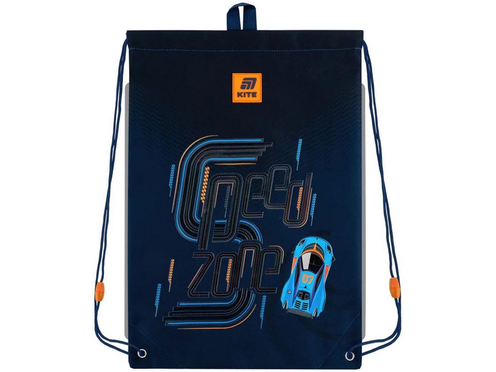 Сумка для обуви со шнурками Speed Zone K25-600M-4, 46×33 см, затяжка шнурком, Kite