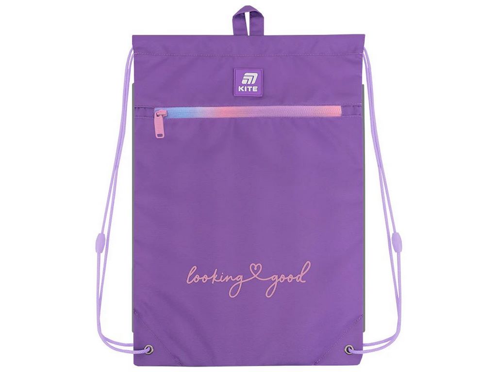 Сумка для обуви со шнурками Looking Good K25-601M-13, 46×33 см, затяжка шнурком, Kite