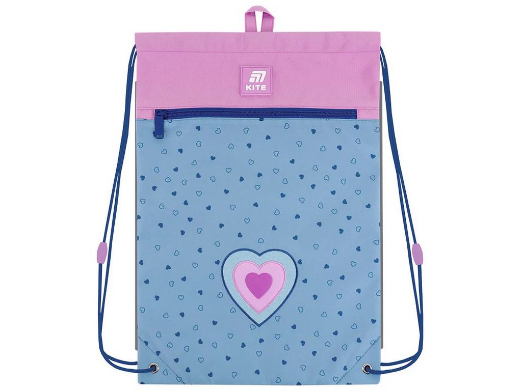 Сумка для обуви со шнурками Lovely K25-601M-15, 46×33 см, затяжка шнурком, Kite