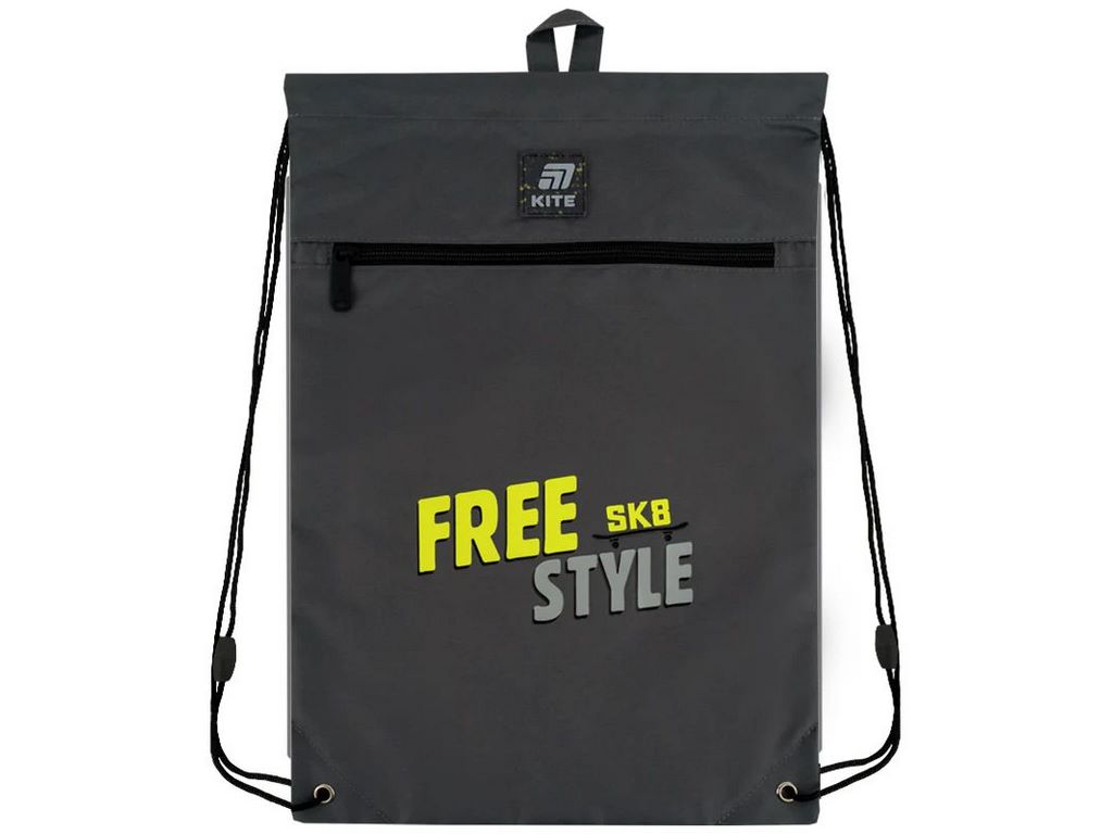 Сумка для обуви со шнурками Free Style K25-601M-20, 46×33 см, затяжка шнурком, Kite
