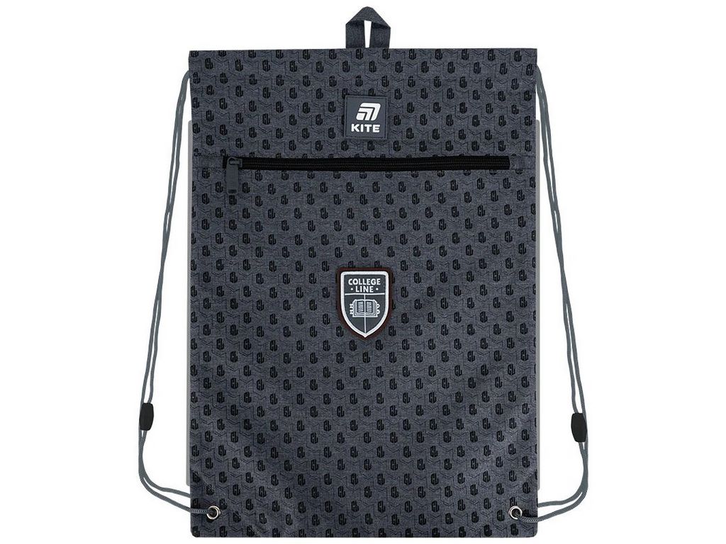Сумка для обуви со шнурками College Line Boy K25-601M-2, 46×33 см, затяжка шнурком, Kite