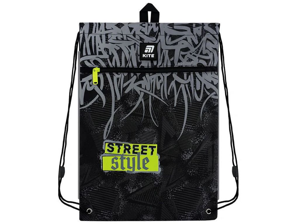 Сумка для обуви со шнурками Street Style K25-601M-6, 46×33 см, затяжка шнурком, Kite