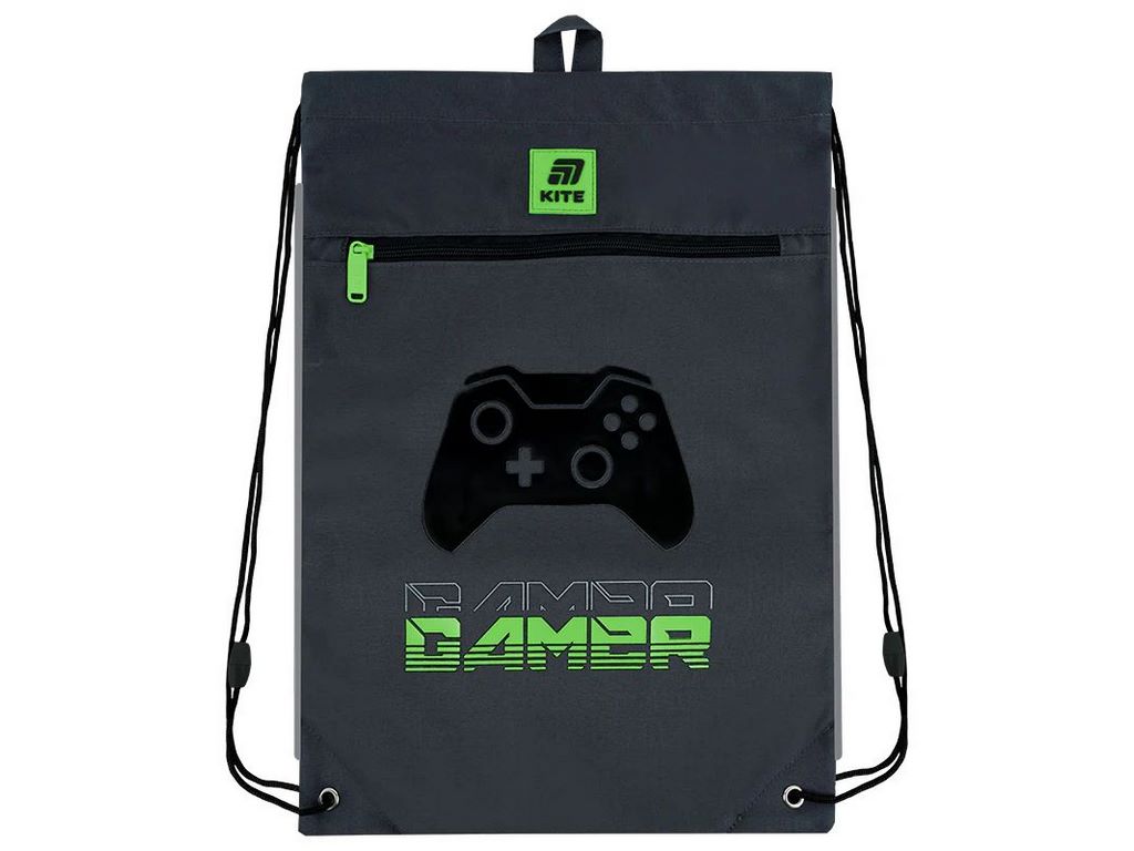 Сумка для обуви со шнурками Gamer K25-601M-8, 46×33 см, затяжка шнурком, Kite