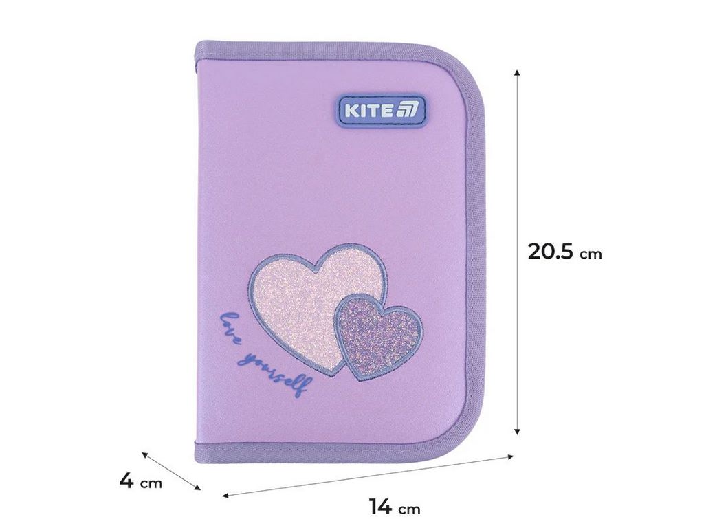 Пенал без наполнения Sweetheart, Kite
