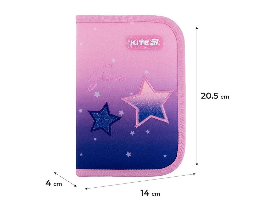Пенал без наповнення Sparkling, Kite