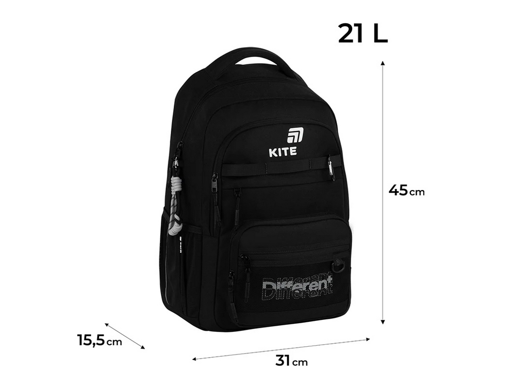 Рюкзак шкільний підлітковий Kite Education teens Different K26-1019L-2