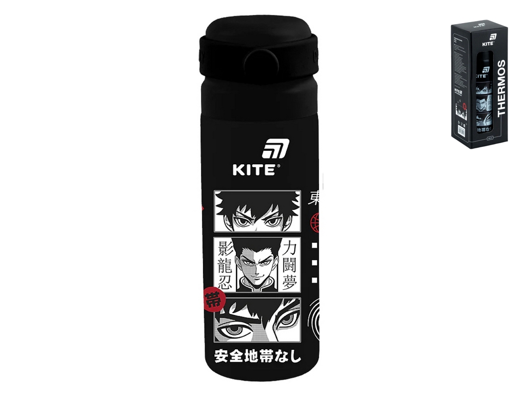 Дитячий термос Kite Tokyo, 500 мл, з нержавіючої сталі, з поїльником, Kite