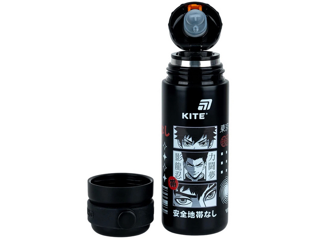 Дитячий термос Kite Tokyo, 500 мл, з нержавіючої сталі, з поїльником, Kite