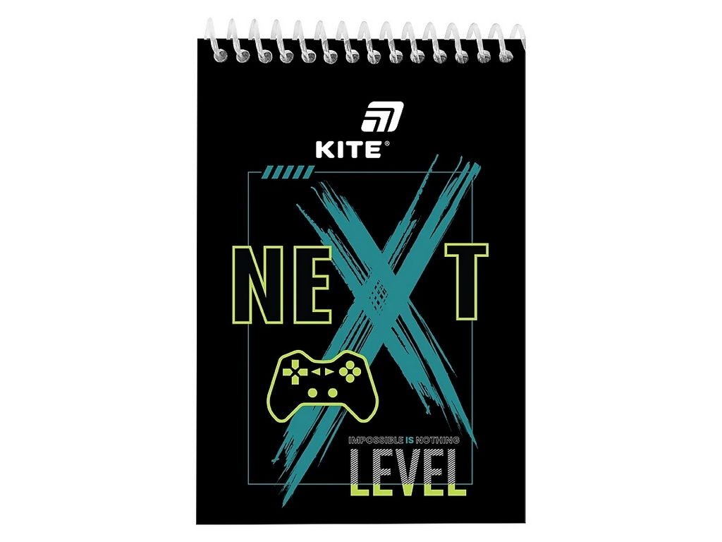 Блокнот  А6  на спіралі Next Level Kite K26-196-2, 48 аркушів