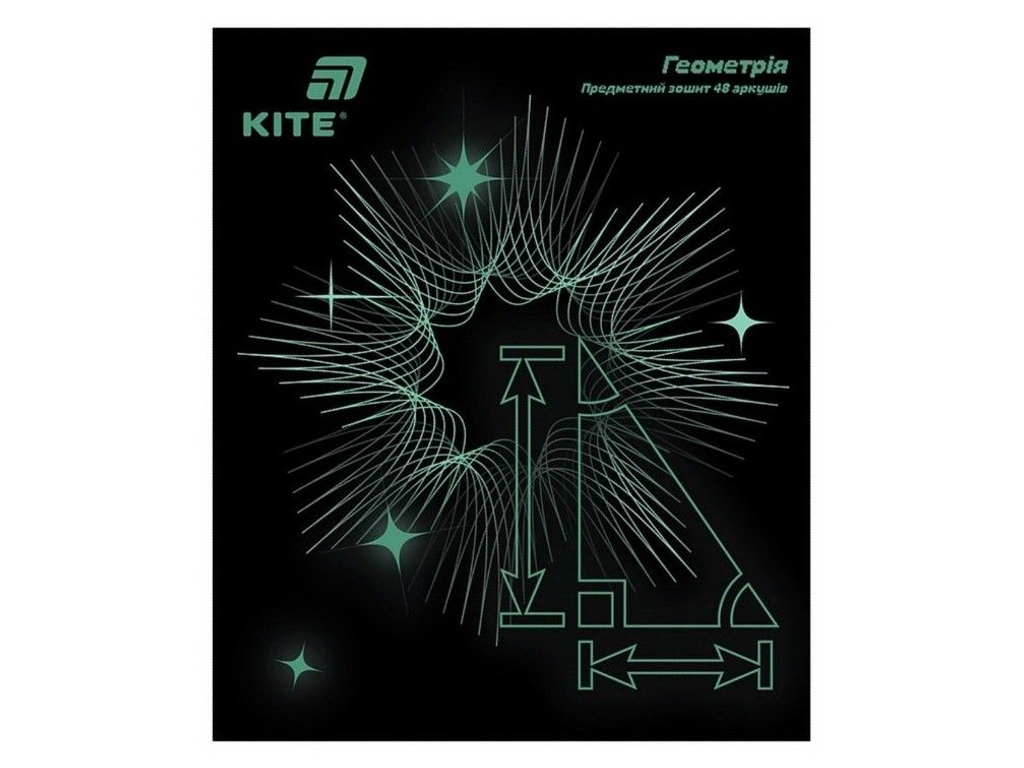 Зошит предметний у клітинку, 48 аркушів, Lumen, набір 10 шт, Kite K26-240-1-9
