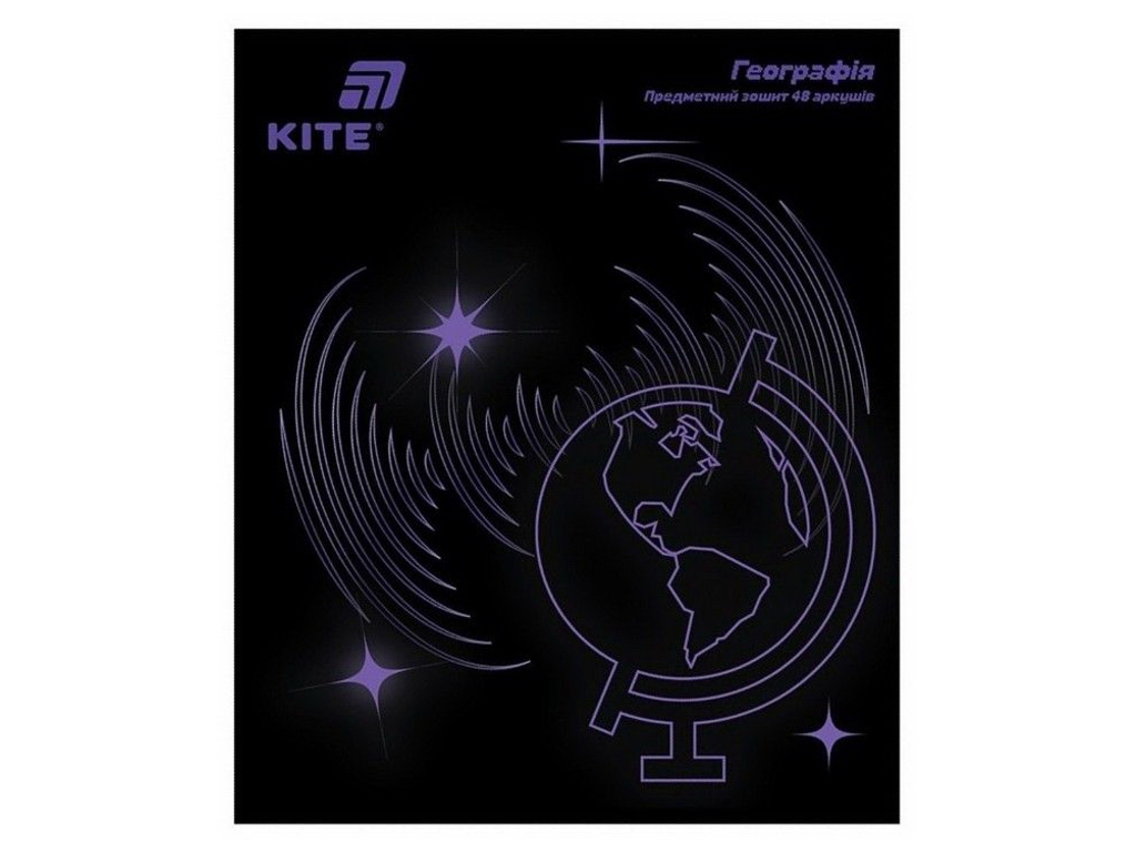 Зошит предметний у клітинку, 48 аркушів, Lumen, набір 10 шт, Kite K26-240-1-9
