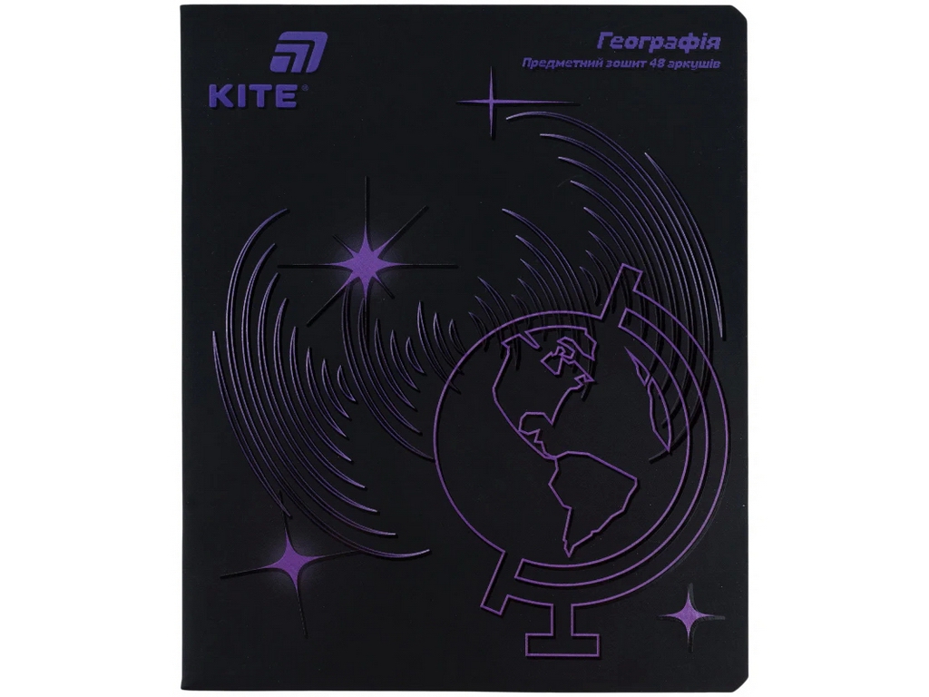 Зошит предметний з георгафії Kite Lumen K26-240-5, у клітинку, 48 аркушів