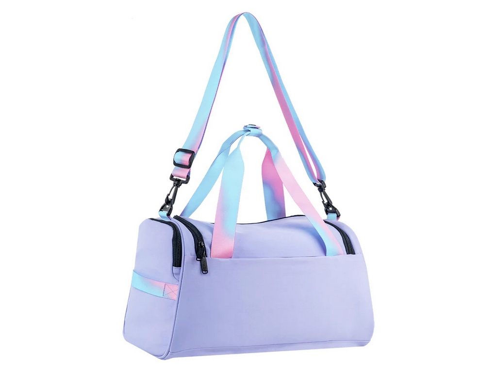 Сумка спортивная школьная Shine On K26-2505-1, 20x41x24 см, отделение для обуви, Kite