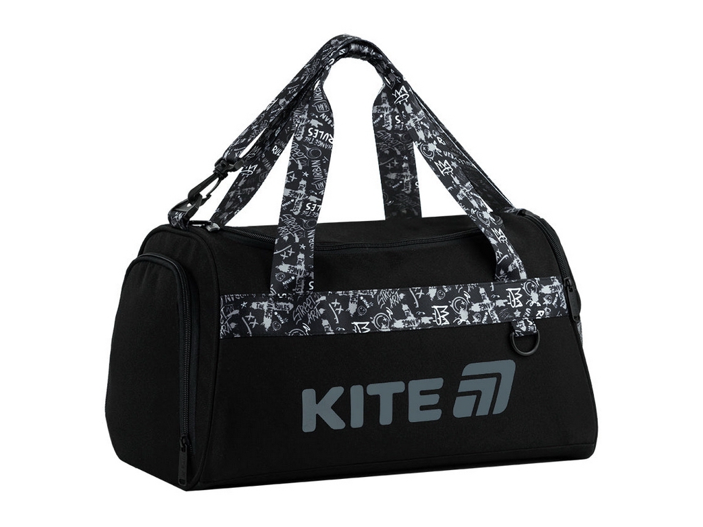 Сумка спортивная школьная No Rules K26-2505-2, 20x41x24 см, отделение для обуви, Kite