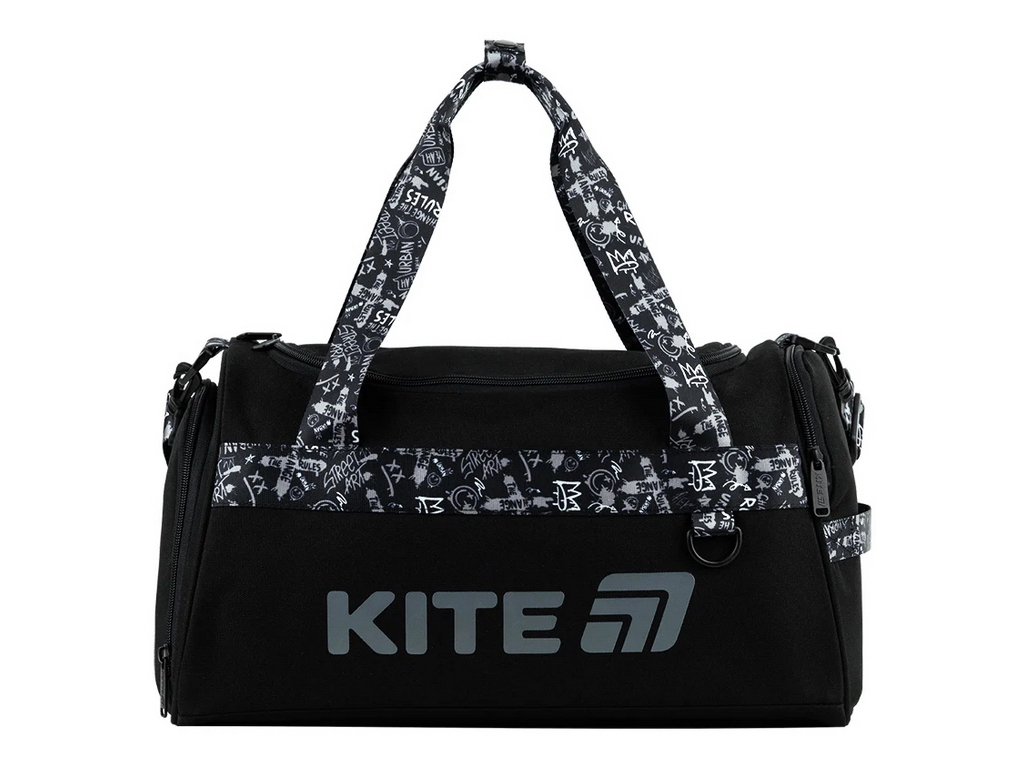 Сумка спортивная школьная No Rules K26-2505-2, 20x41x24 см, отделение для обуви, Kite