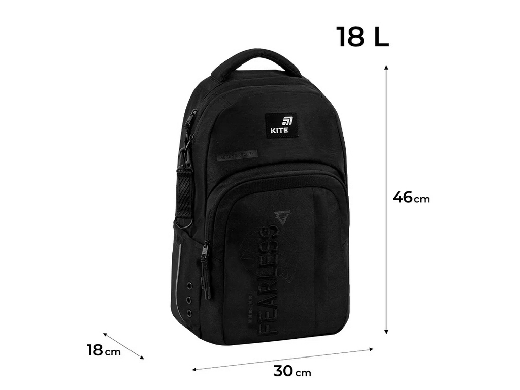 Рюкзак шкільний підлітковий Kite Fearless K26-2578L