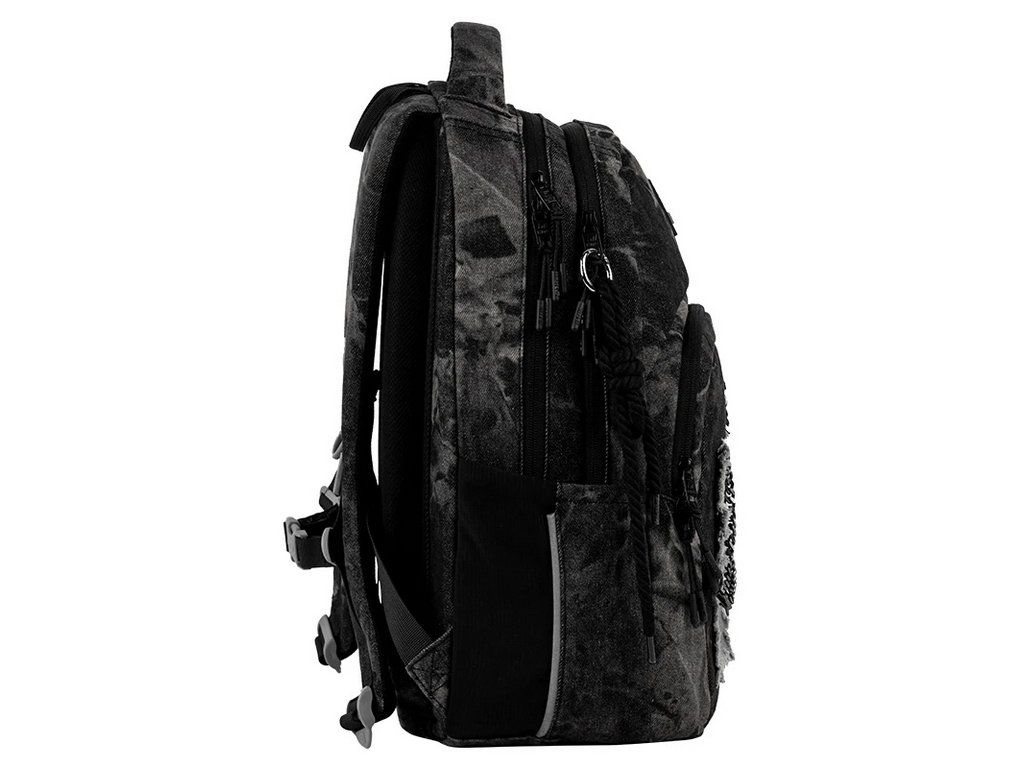 Рюкзак школьный ортопедический Kite Education teens Denim Core, 42 см, светоотражающие элементы