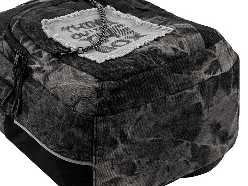 Рюкзак школьный ортопедический Kite Education teens Denim Core, 42 см, светоотражающие элементы