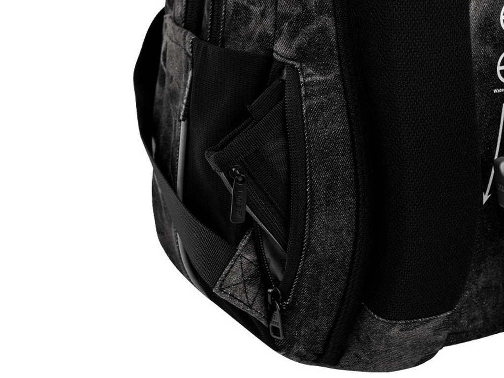 Рюкзак школьный ортопедический Kite Education teens Denim Core, 42 см, светоотражающие элементы