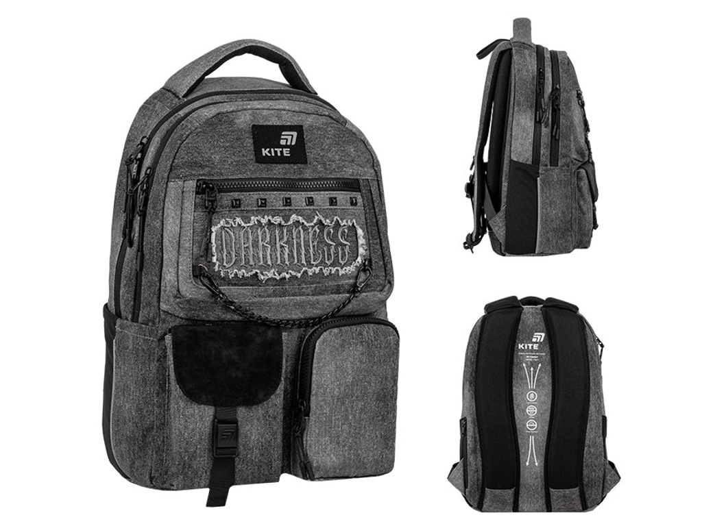 Рюкзак школьный подростковый Darkness Kite K26-2587M-5