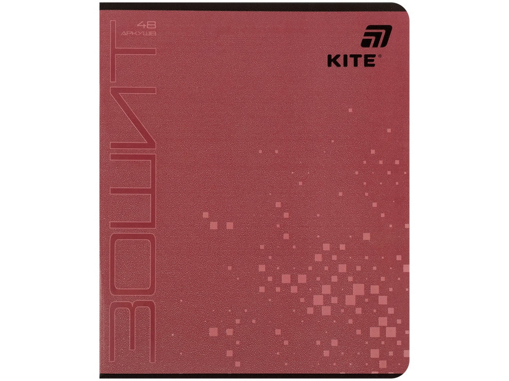 Зошит шкільний Kite One Color, 48 аркушів, у клітинку, 5 видів (ціна за 1шт), Kite