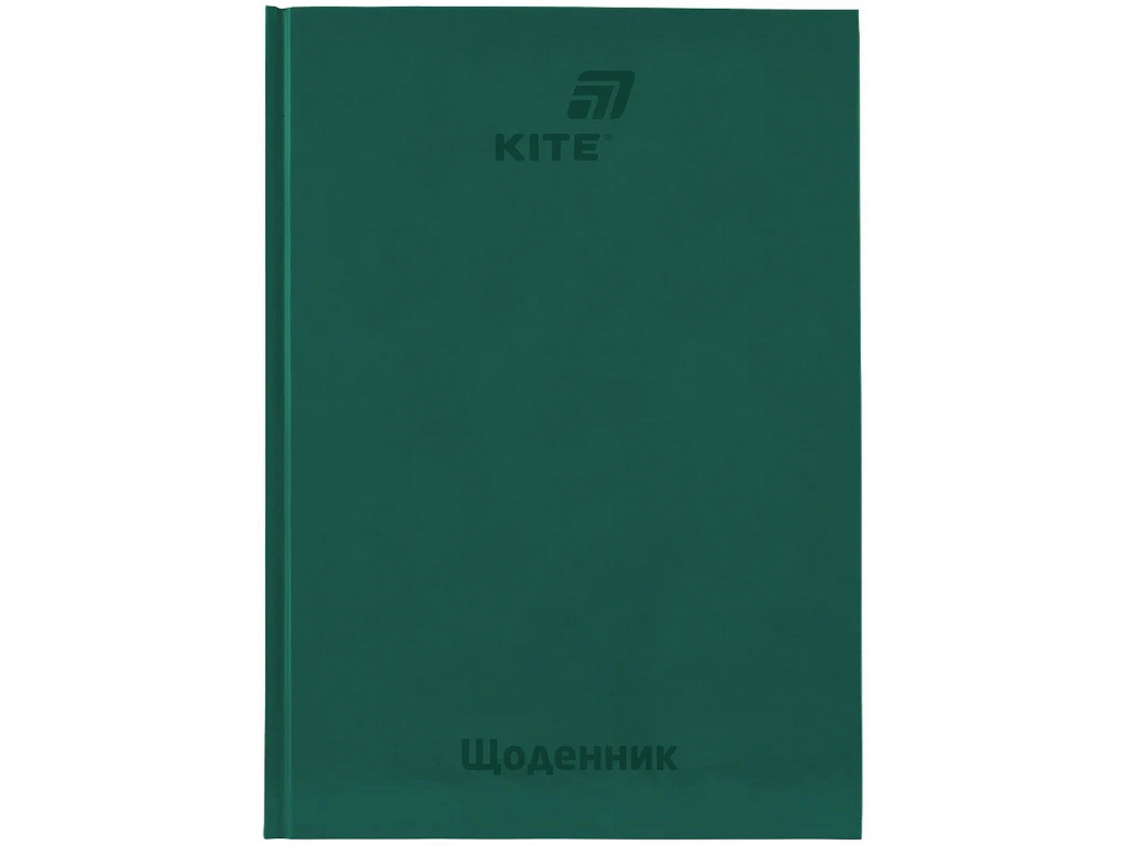 Щоденник шкільний Kite K26-262-13, тверда обкладинка, зелений