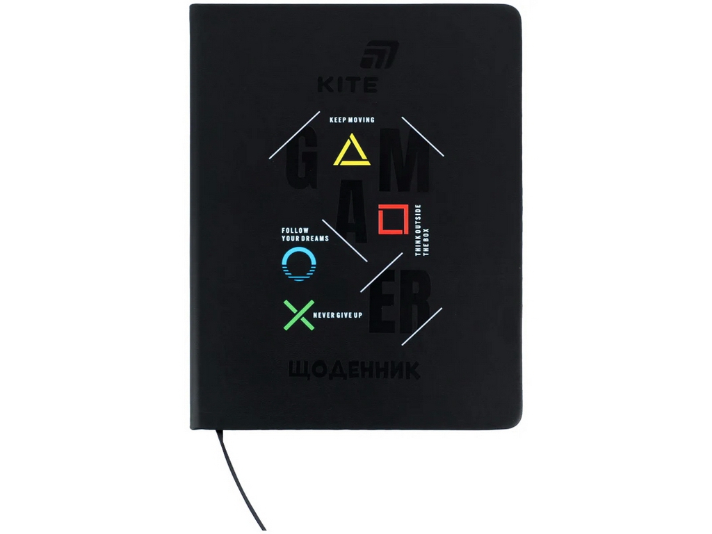 Щоденник шкільний Kite Gamer K26-264-1, тверда обкладинка, PU