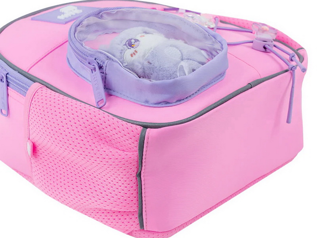 Рюкзак детский Kite Kids Cat&amp;Fun K26-2737XXS-1, с плюшевой игрушкой