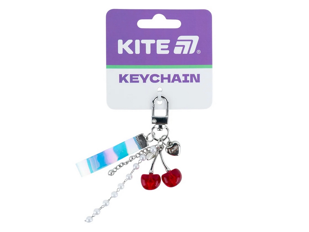 Брелок-підвіска Kite K26-3002-27 з вишнями та намистинами