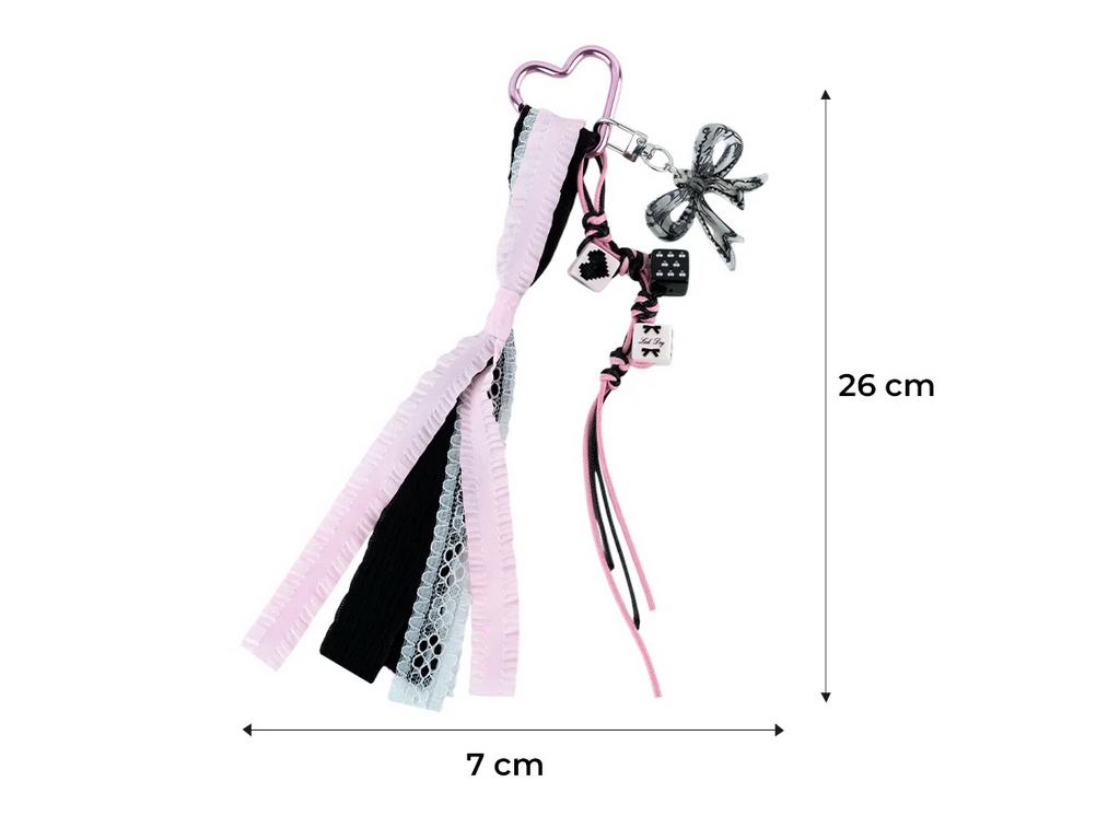 Брелок-підвіска Kite K26-3002-35 зі стрічками та бантом