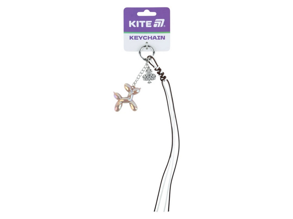 Брелок-підвіска Kite K26-3002-38 з декоративною квіткою та довгими шнурами