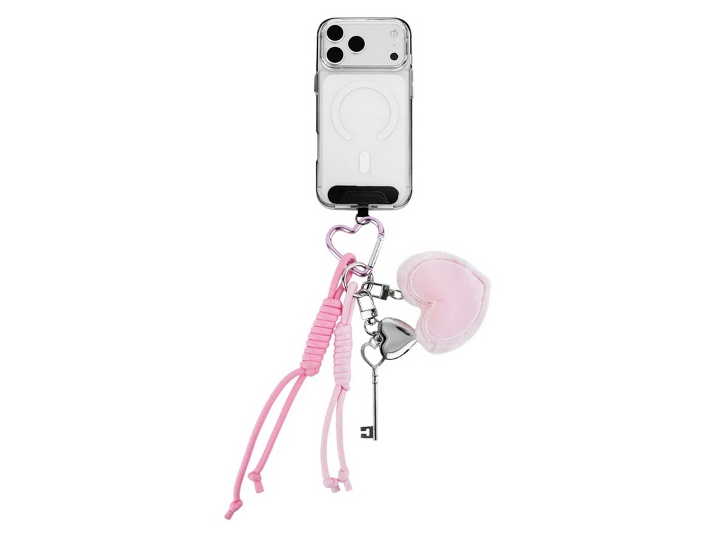 Брелок-підвіска Kite K26-3002-40 з м’яким серцем і декоративним ключем