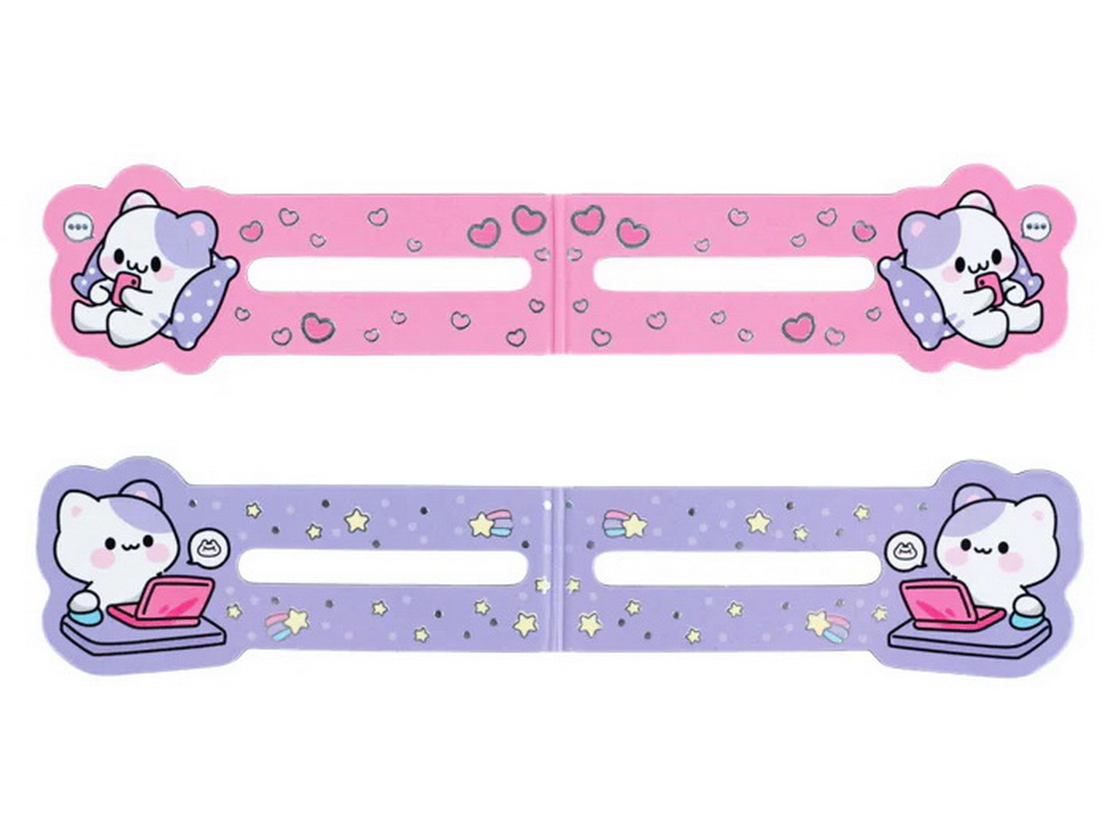 Набір магнітних закладок-індикаторів Kawaii, 2 шт., магнітне кріплення, Kite