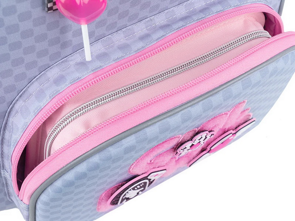 Рюкзак каркасний ортопедичний Kite Education Girl's Power, 38 см, світловідбивні елементи, Kite