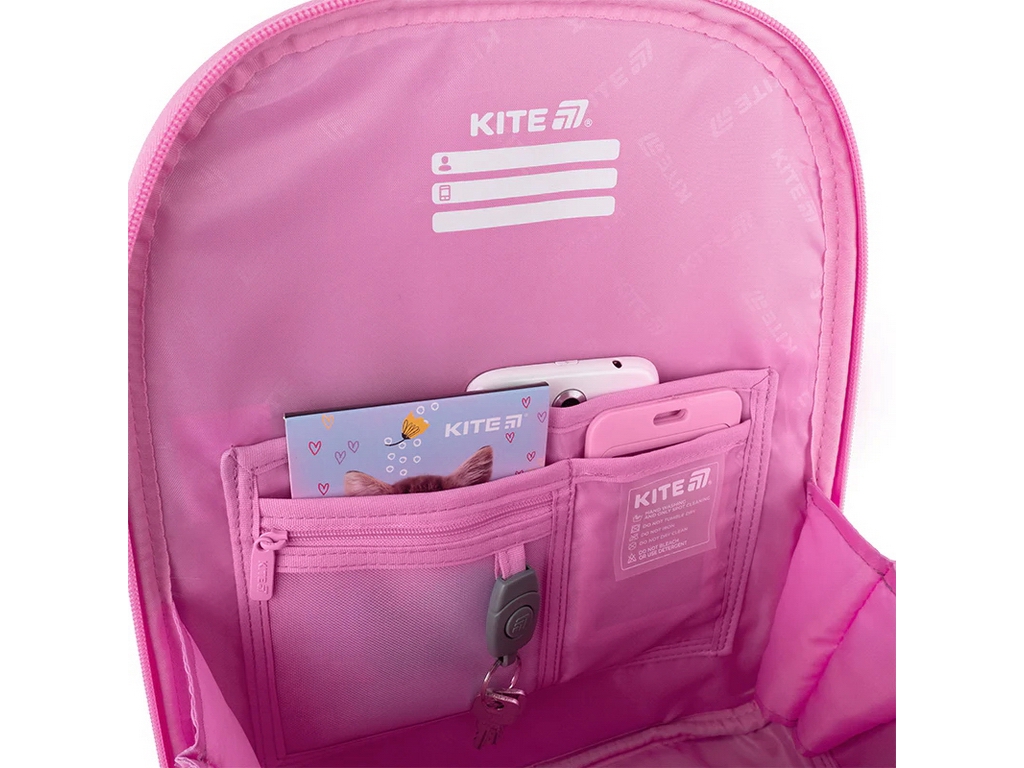 Рюкзак каркасний ортопедичний Kite Education Girl's Power, 38 см, світловідбивні елементи, Kite