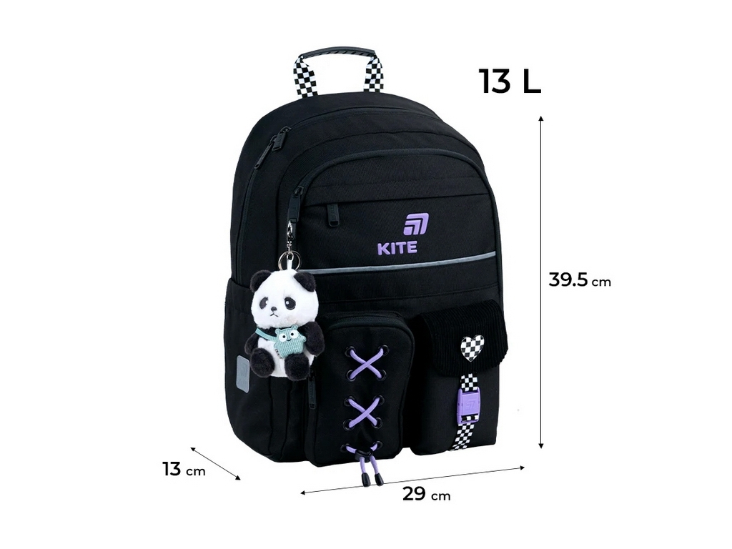 Рюкзак шкільний Panda Love Kite K26-584M-2